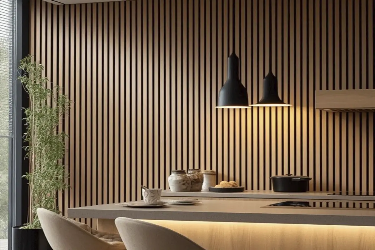 Premium Laminated WPC Louvers for Modern Interiors - Image 3